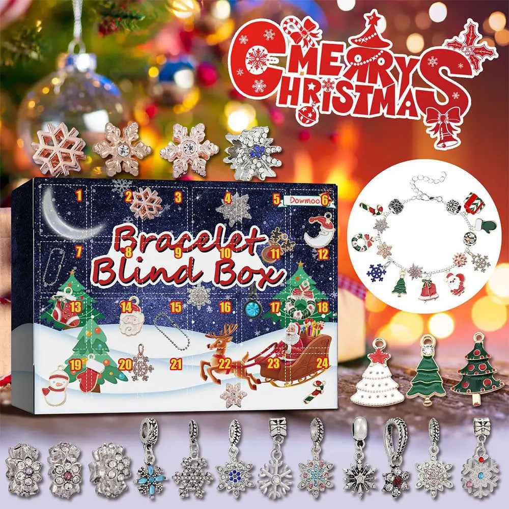 Christmas Advent Calendar DIY Charm Bracelet Box Advent Calendar