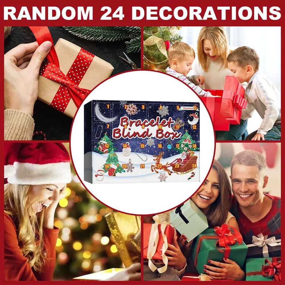 Christmas Advent Calendar DIY Charm Bracelet Box Advent Calendar