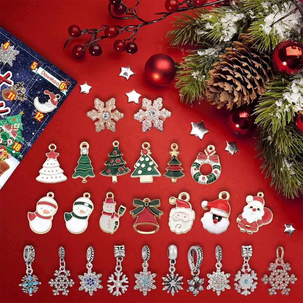 Christmas Advent Calendar DIY Charm Bracelet Box Advent Calendar