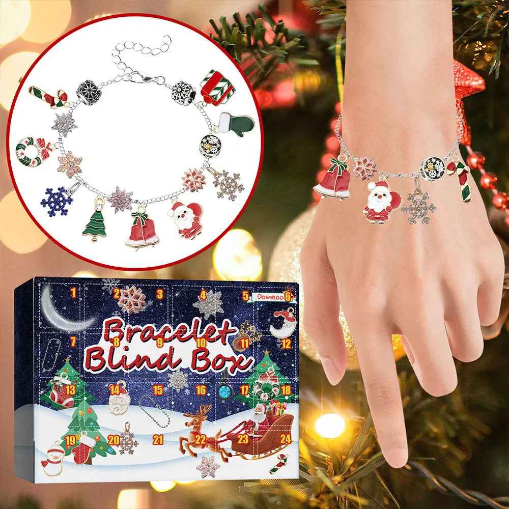 Christmas Advent Calendar DIY Charm Bracelet Box Advent Calendar