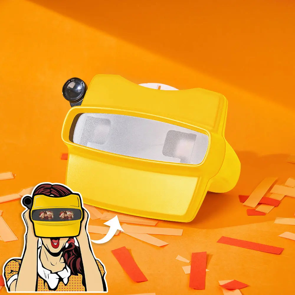 Custom 3D Viewfinder & Personalised Photo Reel | Retro Photo Gift with Your Pictures MadeMine