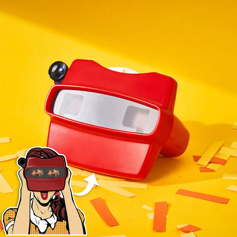 Custom 3D Viewfinder & Personalised Photo Reel | Retro Photo Gift with Your Pictures MadeMine