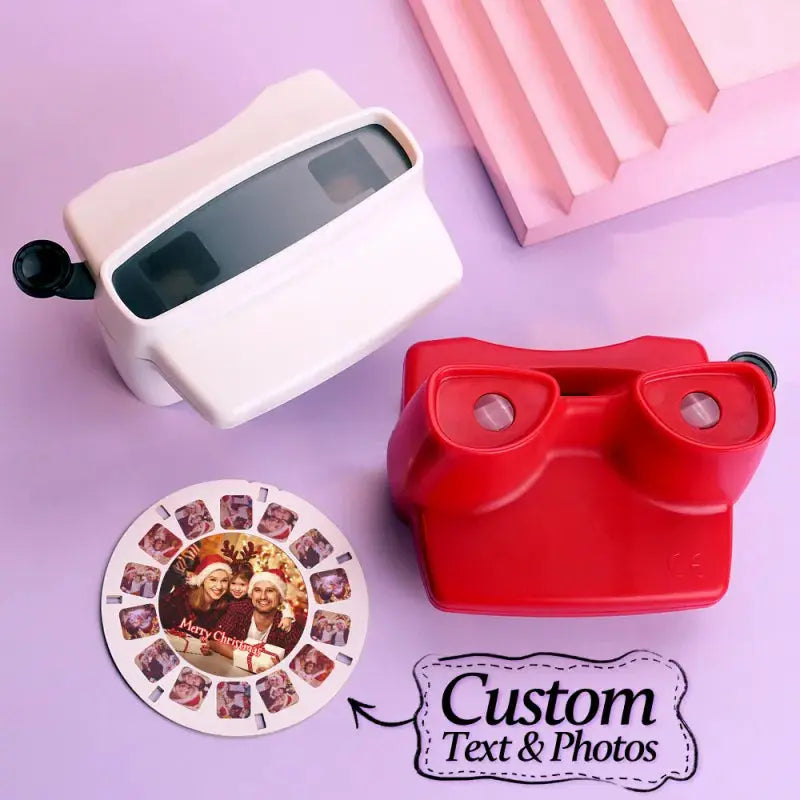 Custom 3D Viewfinder & Personalised Photo Reel | Retro Photo Gift with Your Pictures MadeMine