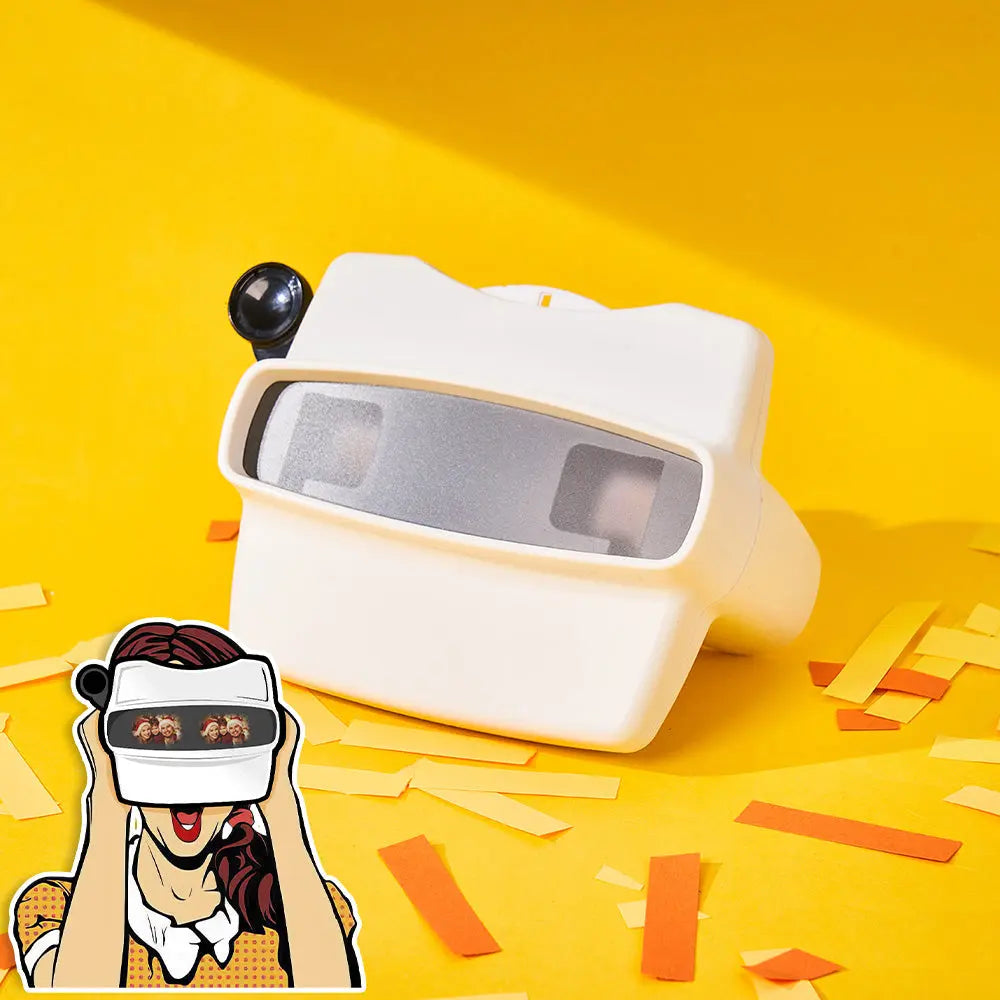 Custom 3D Viewfinder & Personalised Photo Reel | Retro Photo Gift with Your Pictures MadeMine