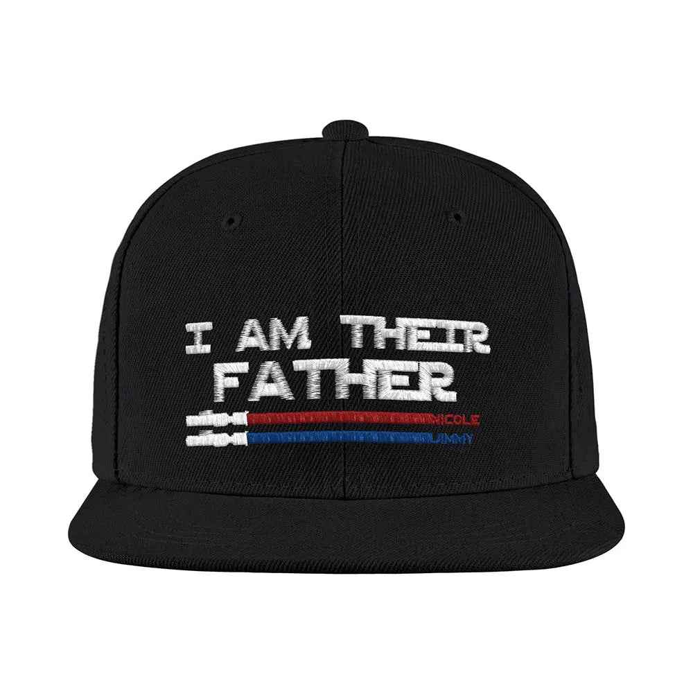 Custom Lightsaber Baseball Cap - Personalised 'I Am Their Father' Gift for Dad - Fathers Day Gift