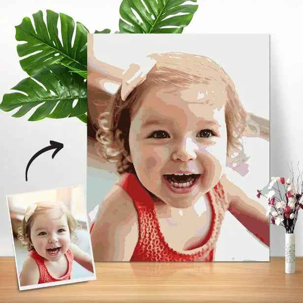 Custom Photo Paint By Number Digital Art Painting
