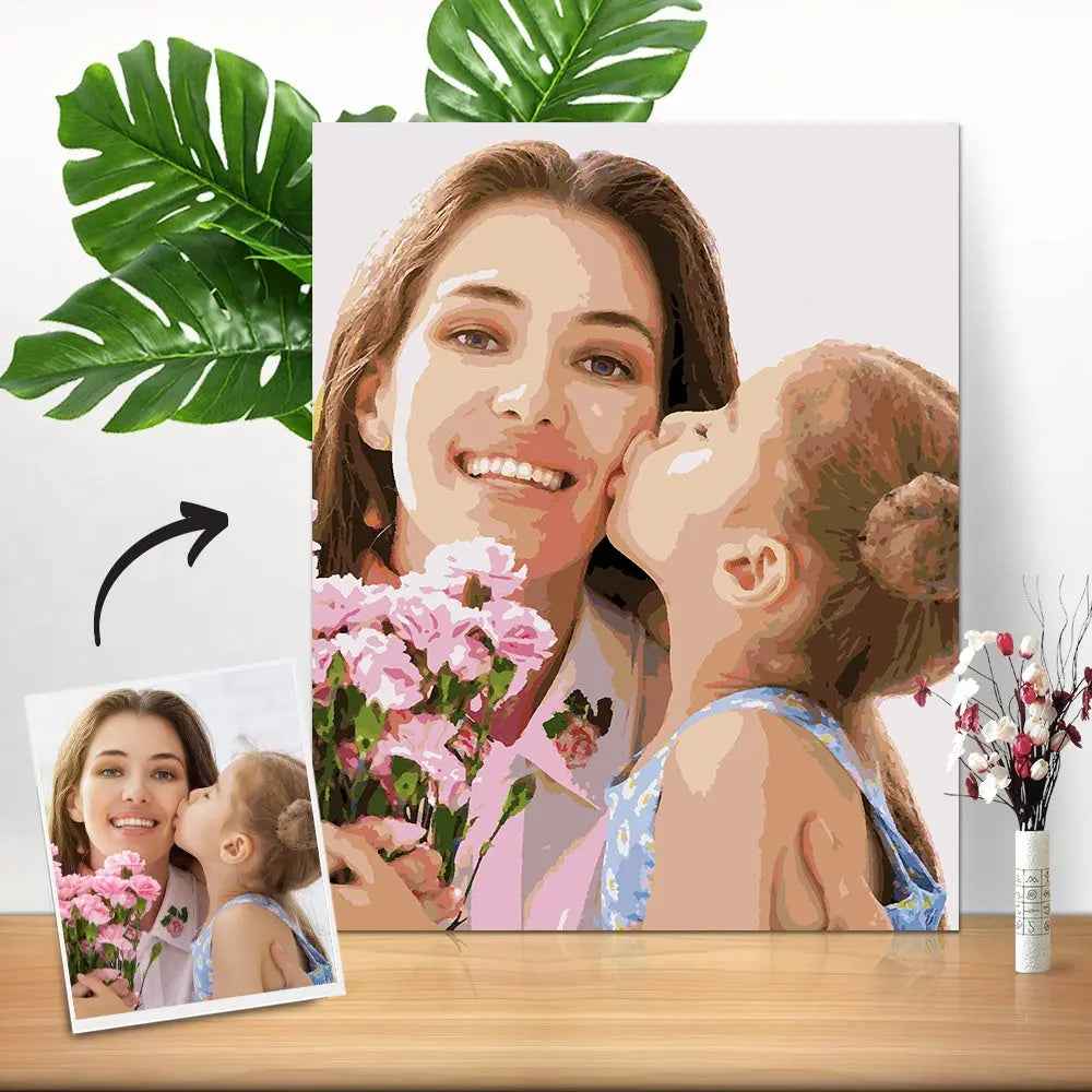 Custom Photo Paint By Number Digital Art Painting