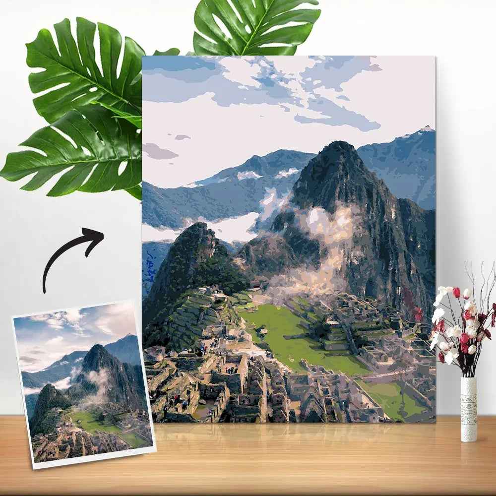 Custom Photo Paint By Number Digital Art Painting