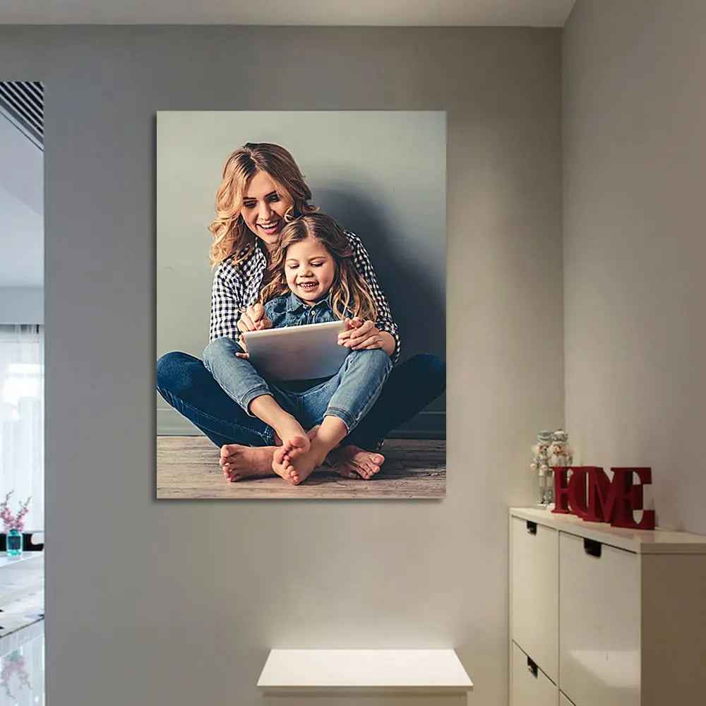 Custom Wall Decor Canvas Prints Photo Oil Painting 30*40cm Frameless Personalised Canvas Print
