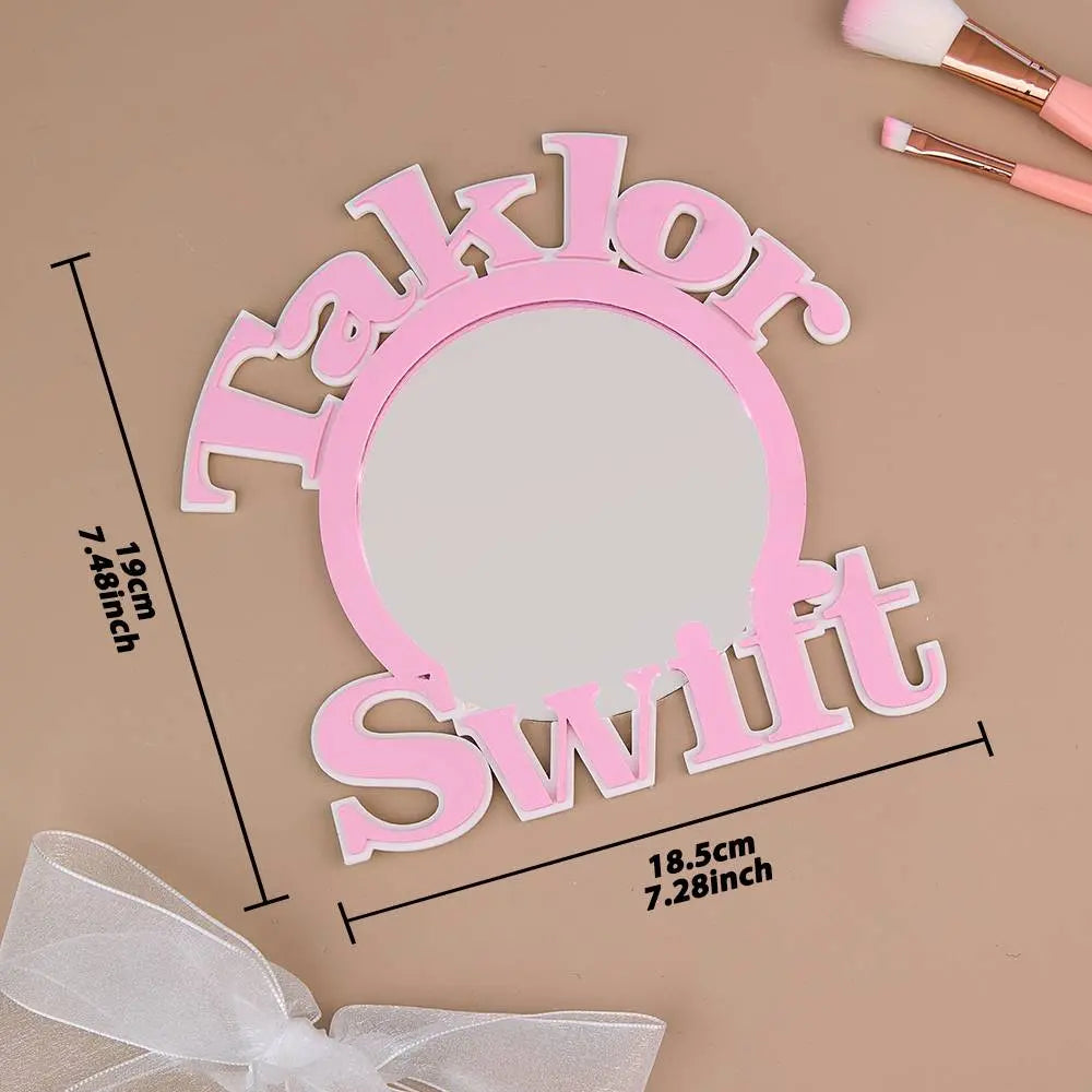 Trending personalised makeup mirrors, Popular custom vanity accessories, Personalised 3D printed makeup mirror with custom text, Custom vanity mirror for unique birthday gifts, High-quality personalised makeup mirror for her, Customisable text mirror for special occasions, Personalised beauty accessory mirror