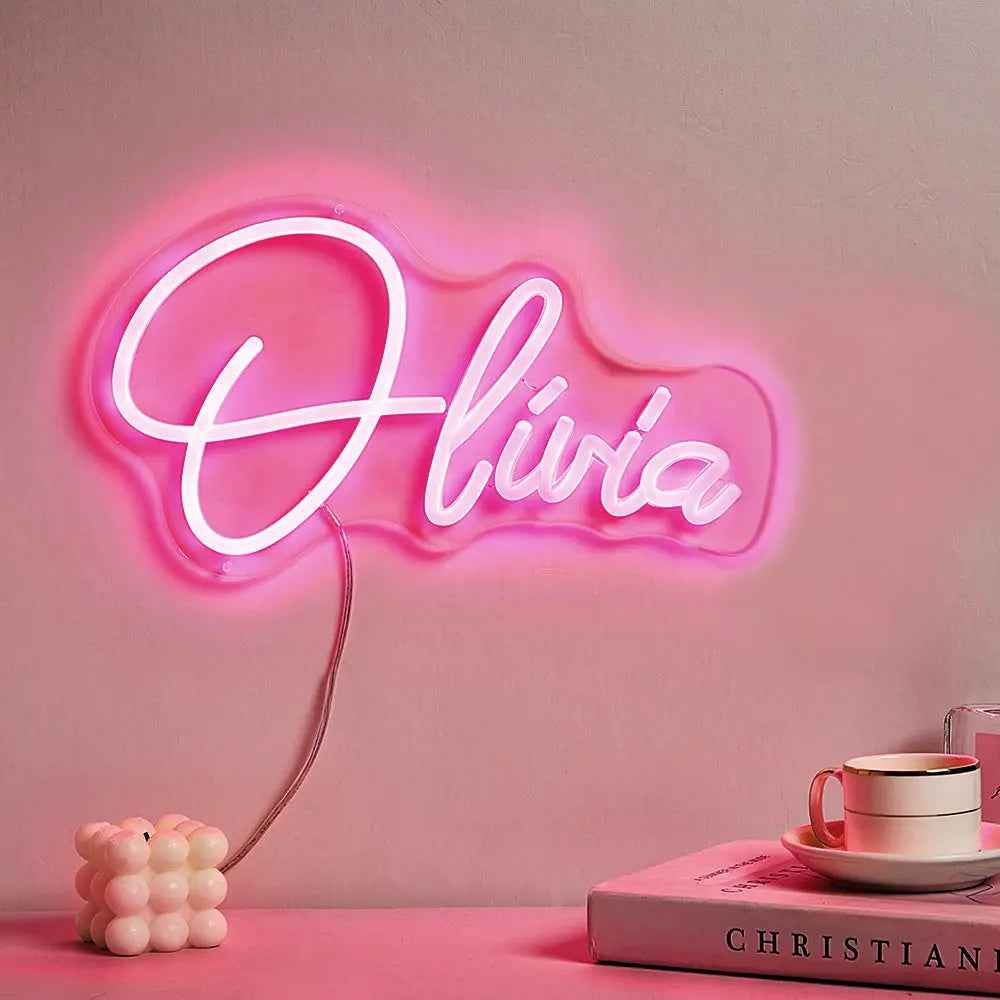 Personalised Neon Sign Lamp - Custom Name Neon Decor