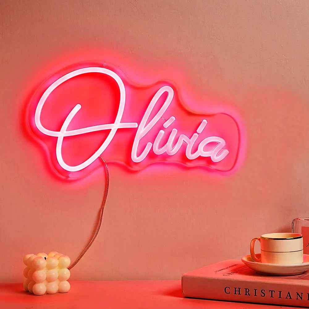 Personalised Neon Sign Lamp - Custom Name Neon Decor