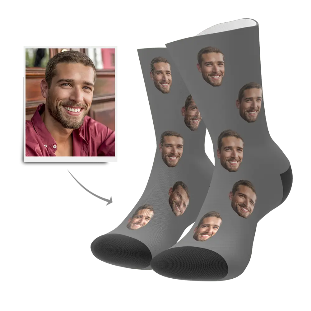 Custom Face Socks, Personalised Photo Socks, Custom Photo Socks, Personalised Face Socks, Unique Gift Socks, Custom Printed Socks, Personalised Socks for Men and Women, Custom Design Socks, High-Quality Custom Socks, Personalised Gift Socks, Customisable Photo Socks, Stylish Personalised Socks, Unique Custom Socks, Elegant Custom Face Socks, Custom Fashion Accessories