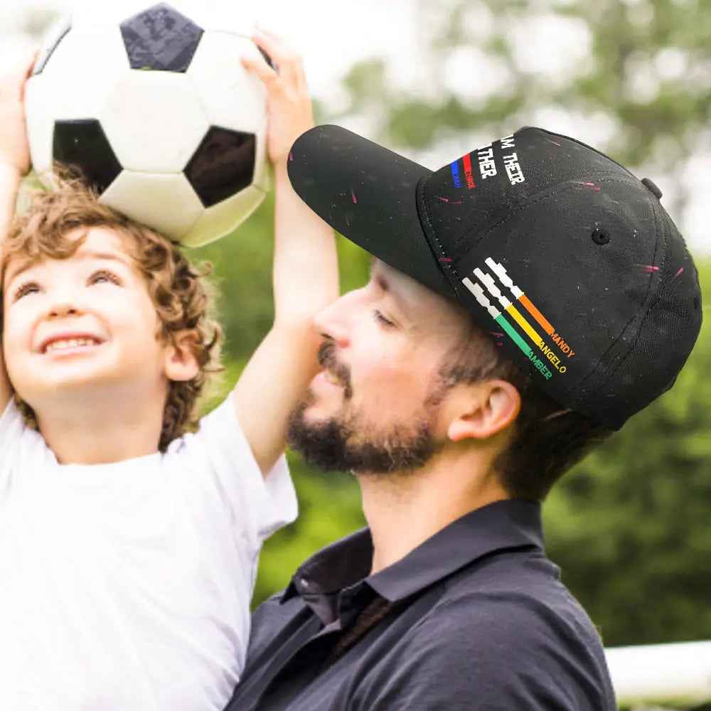 Unique Lightsaber Baseball Cap - Personalised 'I Am Their Father' Gift for Dad - Fathers Day Gift