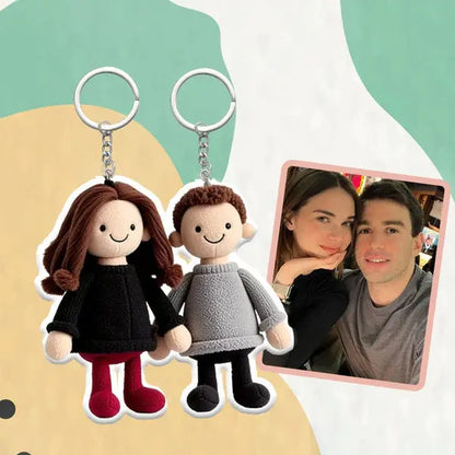 Custom Mini Me Plush Keychain, Personalised Plush Doll Keychain, Custom Photo Keychain Gift, Soft Keychain Charm, Pet Keychain, Mini Me Keepsake, Unique Gift For Couples, Kids Photo Plush Keychain, Quirky Gifts, Custom Bag Charm, Mini Me Plush Keyring, Kids Photo Plush Keyring