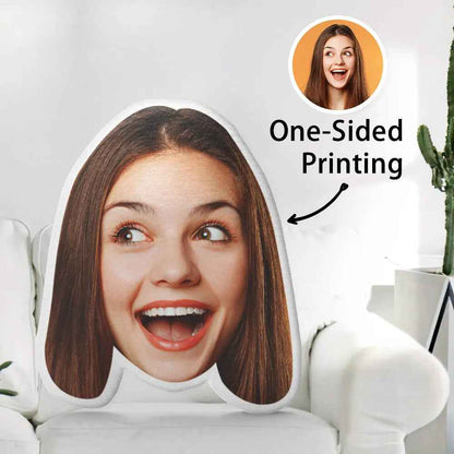 Custom Picture Pillow - Personalised Cat/Dog/Face Shaped Home Decor - Unique Gifts