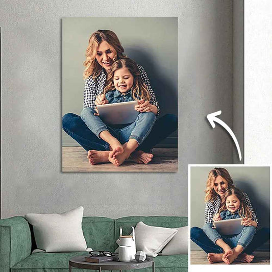 Custom Wall Decor Canvas Prints Photo Oil Painting 30*40cm Frameless Personalised Canvas Print
