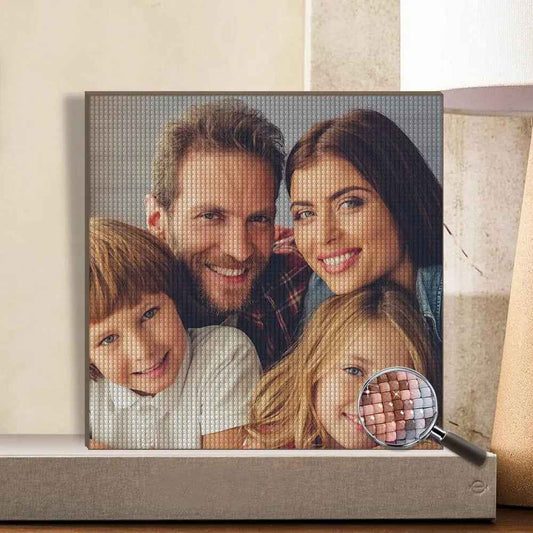 Customised 5D Diamond Painting Without Frame - Choose from 7 Sizes, Custom Photo Wall Art, Unique Gift