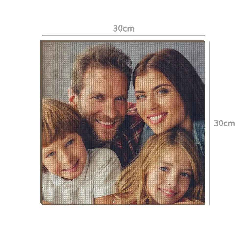 Customised 5D Diamond Painting Without Frame - Choose from 7 Sizes, Custom Photo Wall Art, Unique Gift