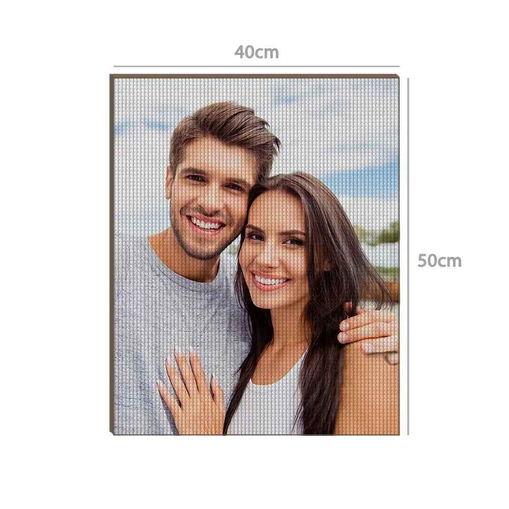 Customised 5D Diamond Painting Without Frame - Choose from 7 Sizes, Custom Photo Wall Art, Unique Gift