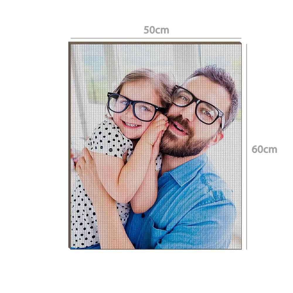 Customised 5D Diamond Painting Without Frame - Choose from 7 Sizes, Custom Photo Wall Art, Unique Gift