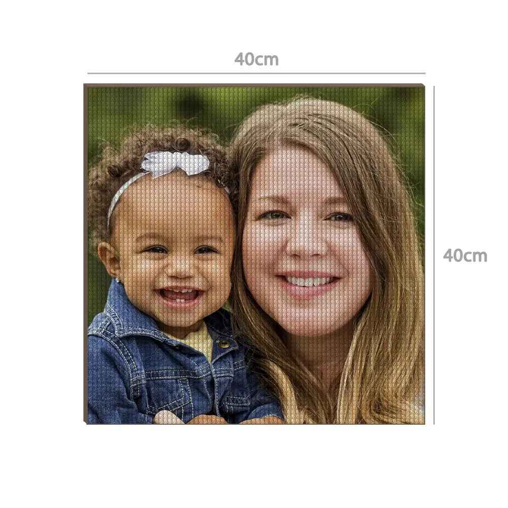 Customised 5D Diamond Painting Without Frame - Choose from 7 Sizes, Custom Photo Wall Art, Unique Gift
