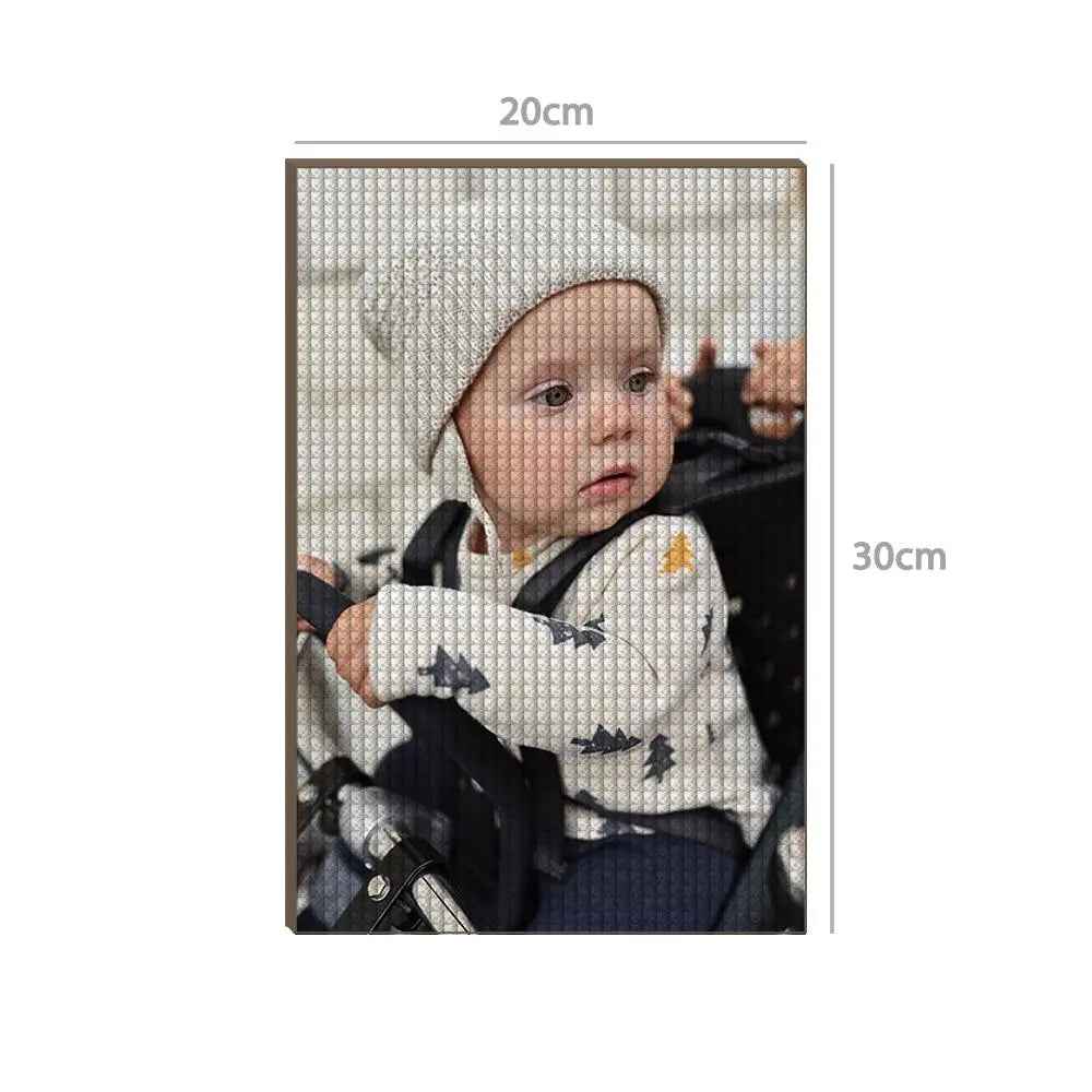 Customised 5D Diamond Painting Without Frame - Choose from 7 Sizes, Custom Photo Wall Art, Unique Gift