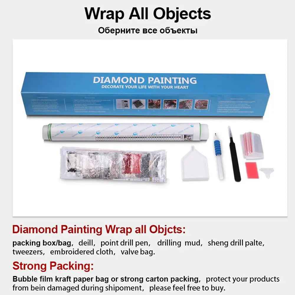 Customised 5D Diamond Painting Without Frame - Choose from 7 Sizes, Custom Photo Wall Art, Unique Gift