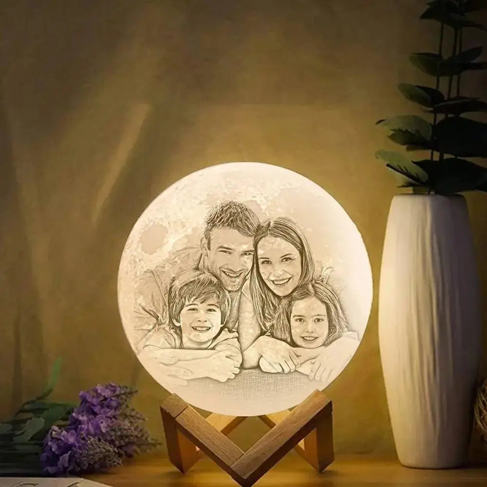Magic Lunar Customised Moon Lamp, Personalised Moon Lamp, Custom Photo Lunar Light, Romantic Moon Lamp, Custom 3D Printed Moon Lamp, Unique Gift for Loved Ones, Custom Moon Lamp Gift, High-Quality Moon Lamp, Customisable Lunar Light, Stylish Personalised Moon Lamp, Unique Romantic Gift, Elegant Moon Lamp, Custom Home Decor, Personalised gifts for loved ones, Custom 3D printed moon lamps, Unique romantic gift ideas