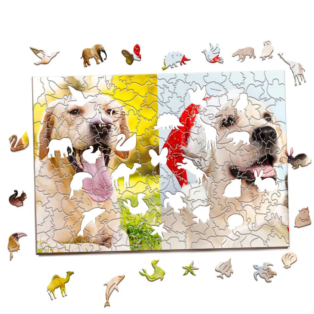 Personalised Animal Wood Puzzle, Custom Wooden Jigsaw Puzzle, Unique Photo Puzzle, Customisable Wood Puzzle, High-Quality Puzzle, Custom Cardboard Jigsaw Puzzle, Personalised Jigsaw Puzzle, Unique Jigsaw Puzzle Gift, Customisable Jigsaw Puzzle, High-Quality Jigsaw Puzzle, Personalised Puzzle Gift, Custom Puzzle for Home Decor, Customisable Jigsaw Puzzle for Kids and Adults
