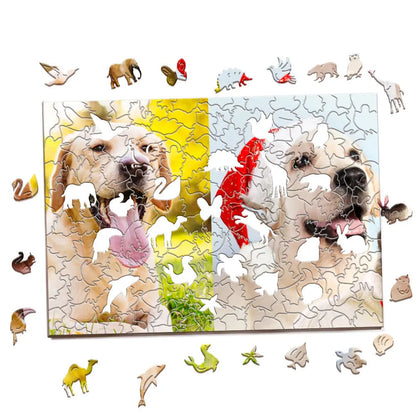 Personalised Animal Wood Puzzle, Custom Wooden Jigsaw Puzzle, Unique Photo Puzzle, Customisable Wood Puzzle, High-Quality Puzzle, Custom Cardboard Jigsaw Puzzle, Personalised Jigsaw Puzzle, Unique Jigsaw Puzzle Gift, Customisable Jigsaw Puzzle, High-Quality Jigsaw Puzzle, Personalised Puzzle Gift, Custom Puzzle for Home Decor, Customisable Jigsaw Puzzle for Kids and Adults