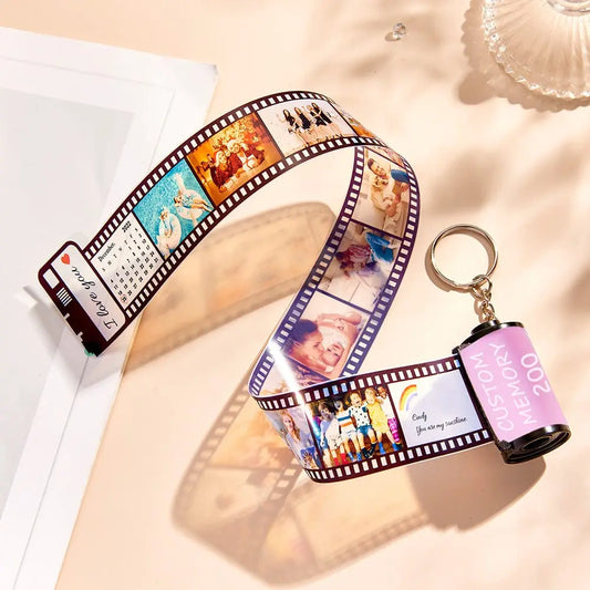 Unique gift ideas with custom keychains, Trending personalised camera keychains, Popular custom film roll keepsakes, Personalised photo film roll keychain for loved ones, Custom camera keychain with photo inserts, Unique personalised gift keychain for friends and family, High-quality custom film roll keychain with photos, Customisable keepsake keychain for special occasions