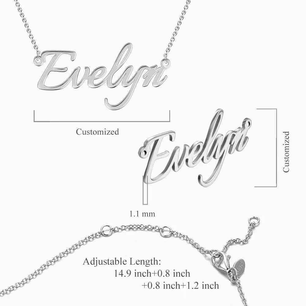 Personalised Name Necklace - Custom Name Jewellery - Unique Gift