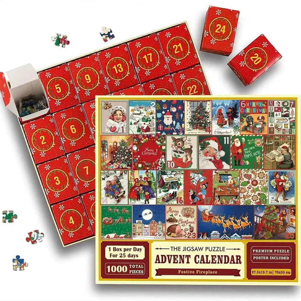Puzzle Advent Calendar Christmas Jigsaw (24 Boxes)