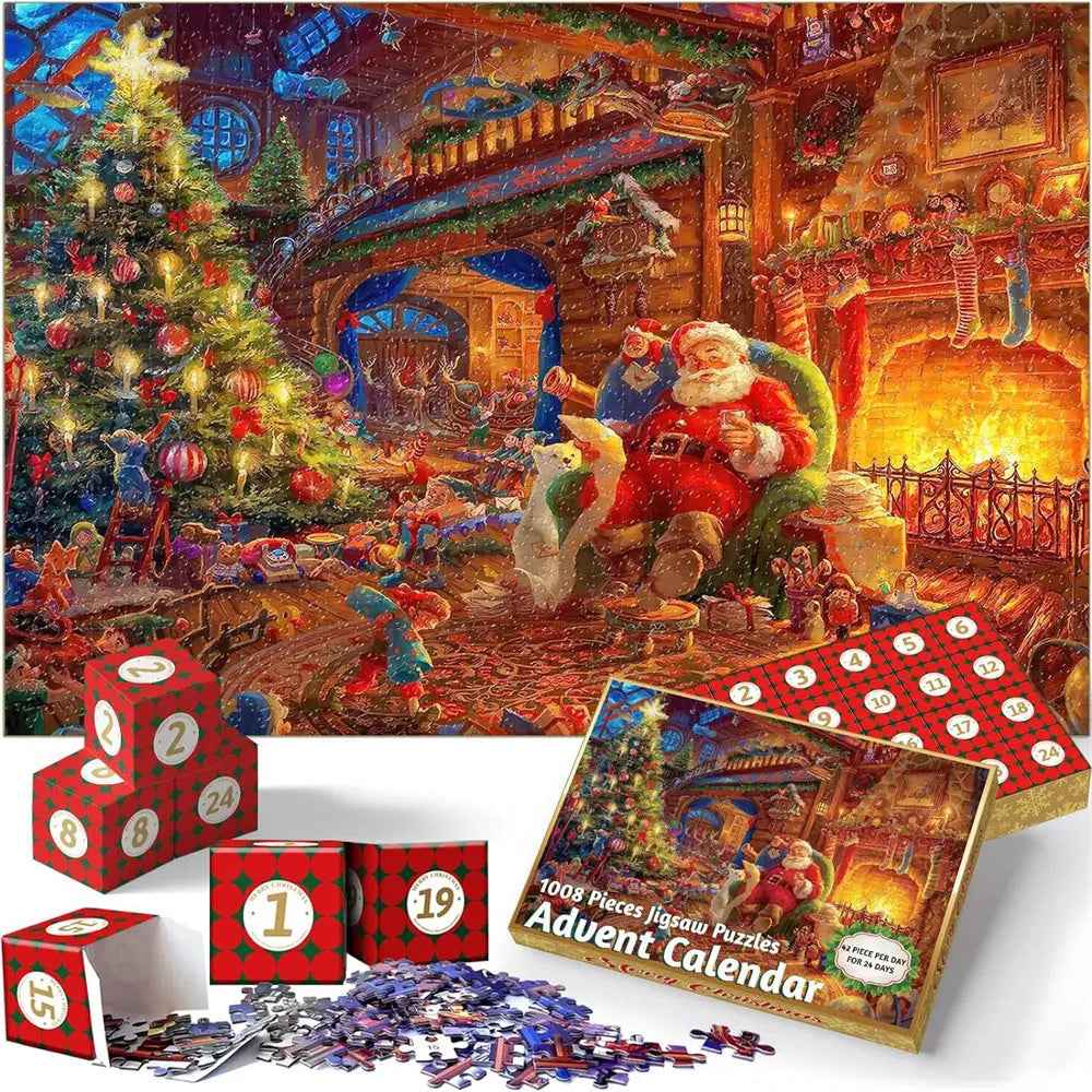 Puzzle Advent Calendar Christmas Jigsaw (24 Boxes)