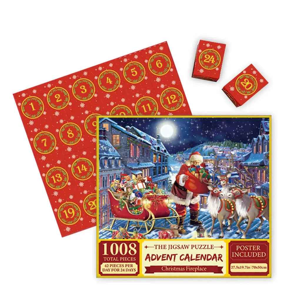 Puzzle Advent Calendar Christmas Jigsaw (24 Boxes)