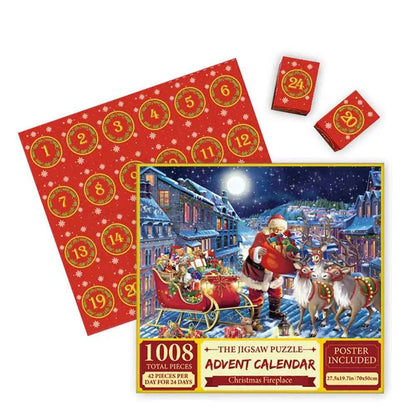 Puzzle Advent Calendar Christmas Jigsaw (24 Boxes)