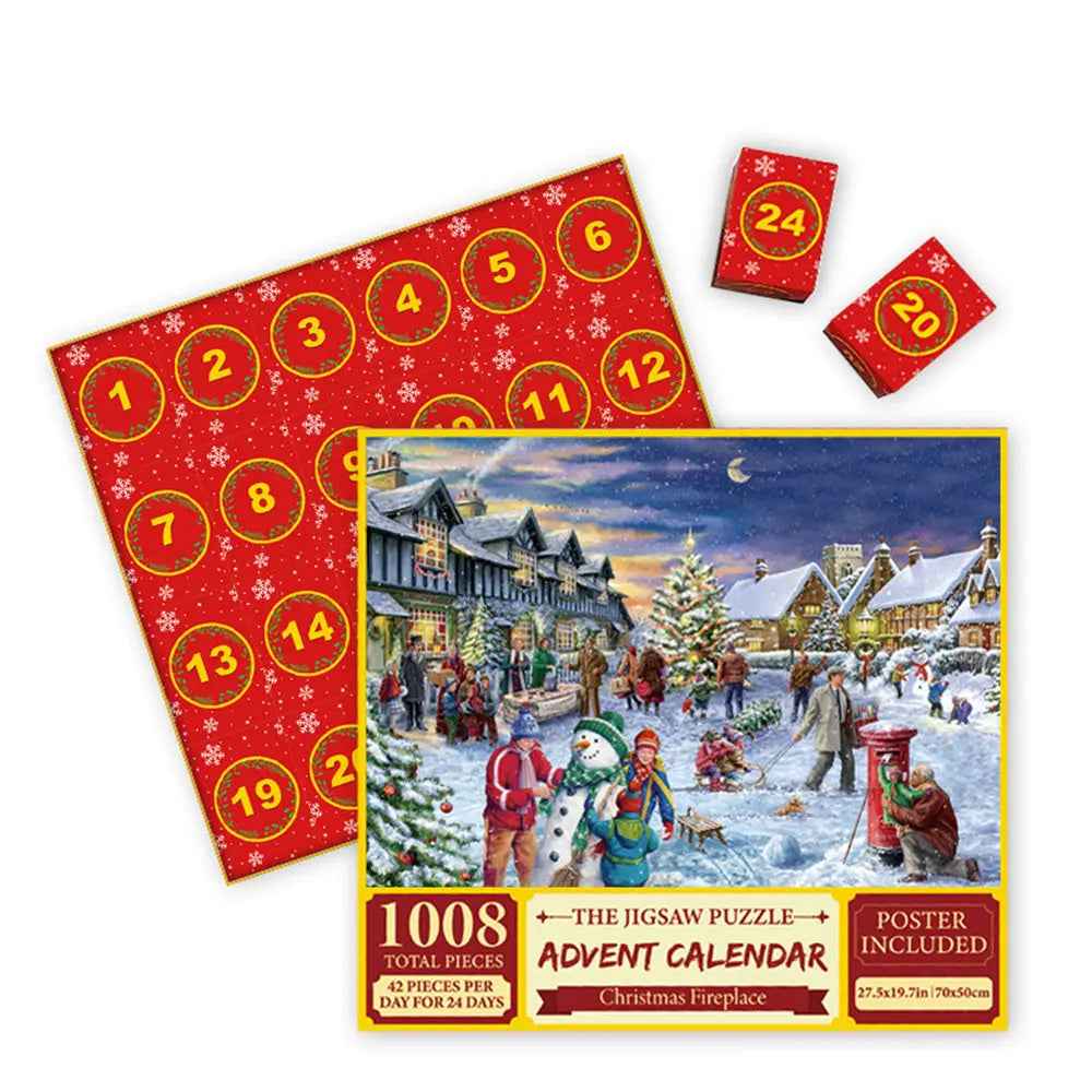 Puzzle Advent Calendar Christmas Jigsaw (24 Boxes)