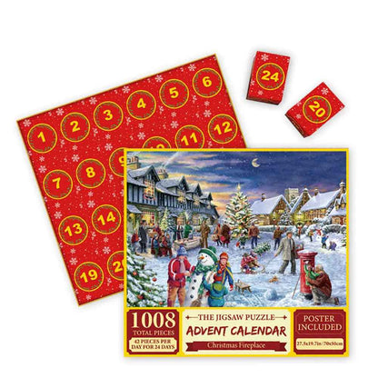 Puzzle Advent Calendar Christmas Jigsaw (24 Boxes)