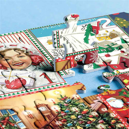 Puzzle Advent Calendar Christmas Jigsaw (24 Boxes)