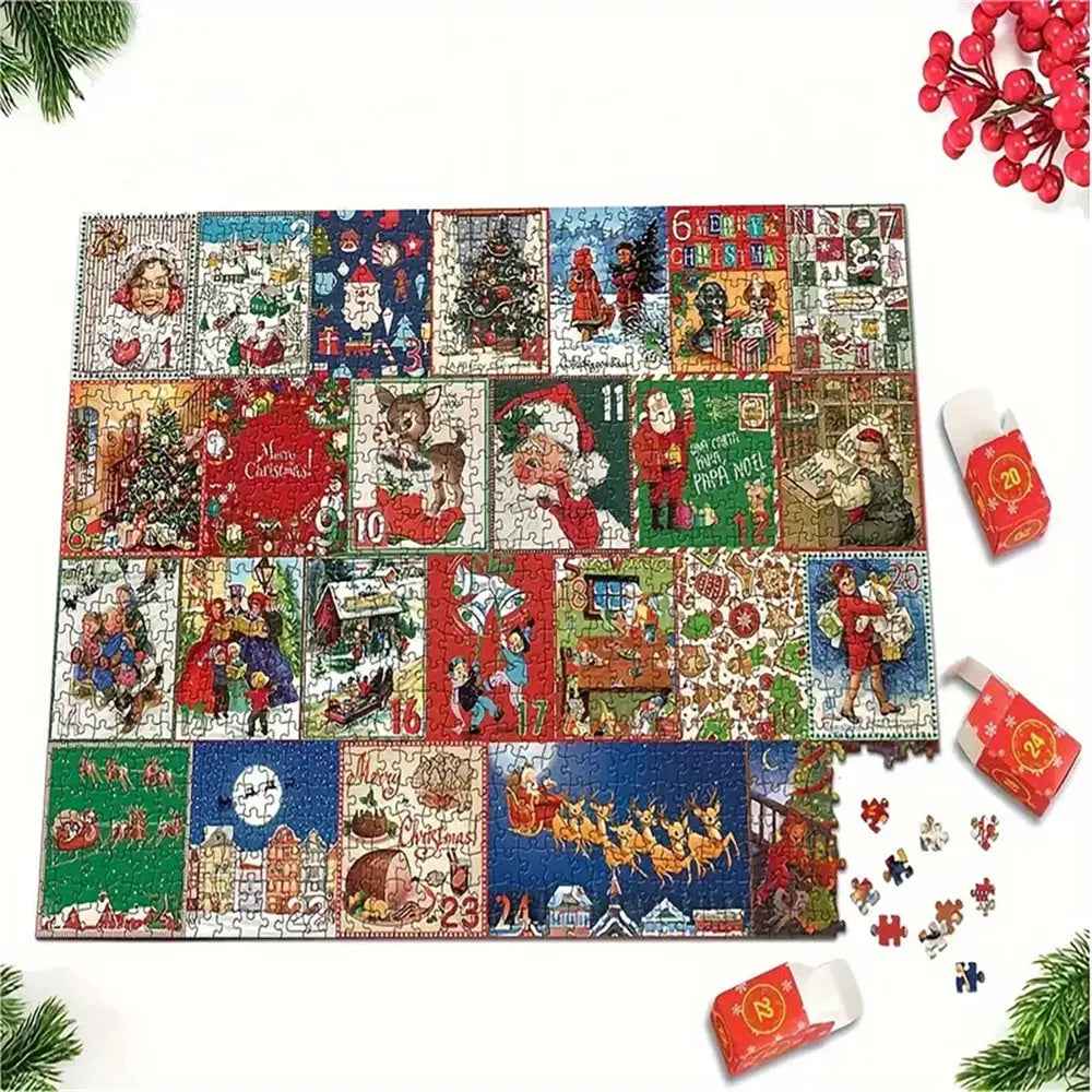 Puzzle Advent Calendar Christmas Jigsaw (24 Boxes)