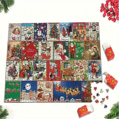 Puzzle Advent Calendar Christmas Jigsaw (24 Boxes)