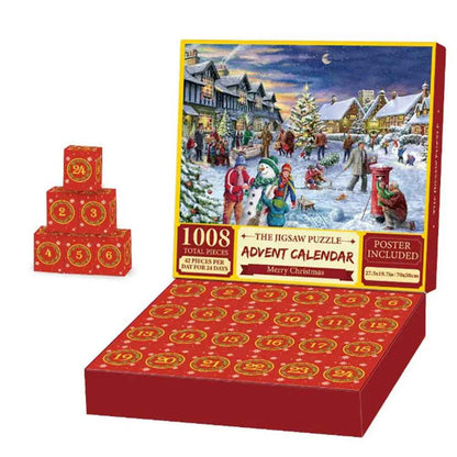 Puzzle Advent Calendar Christmas Jigsaw (24 Boxes)