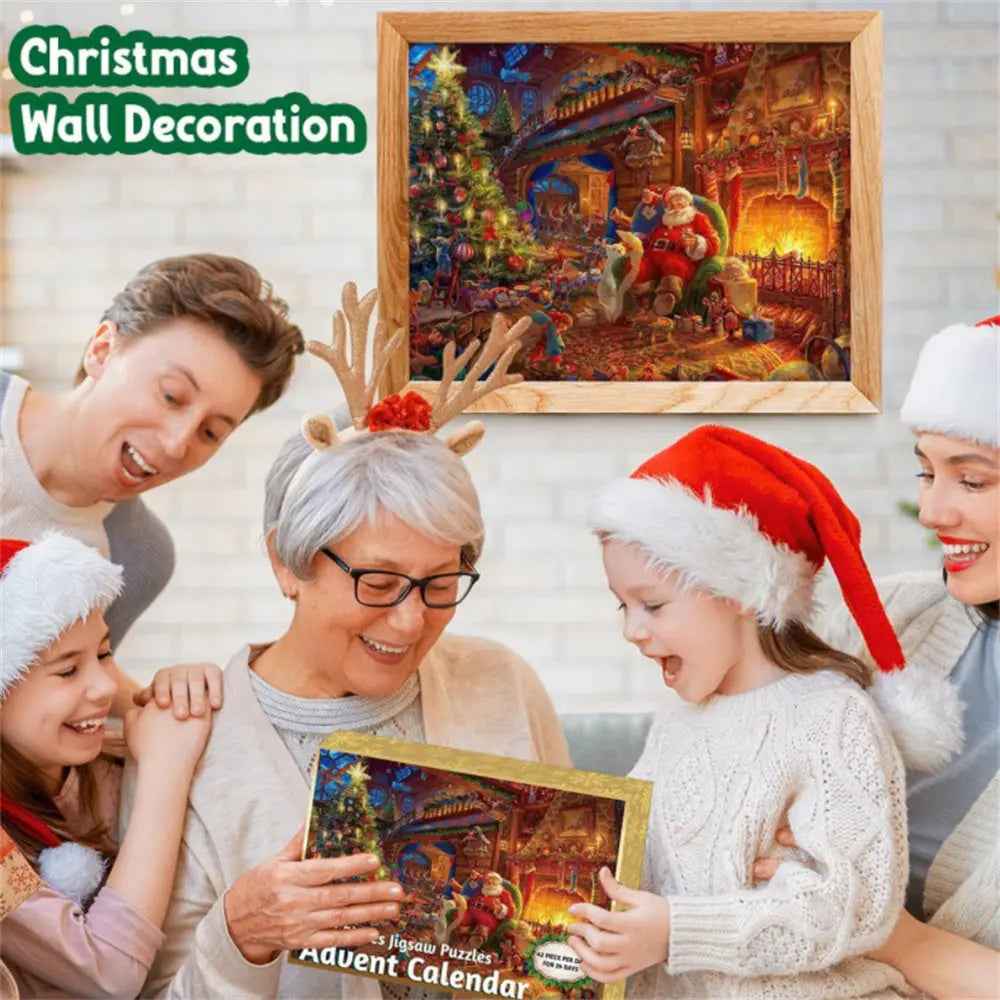 Puzzle Advent Calendar Christmas Jigsaw (24 Boxes)